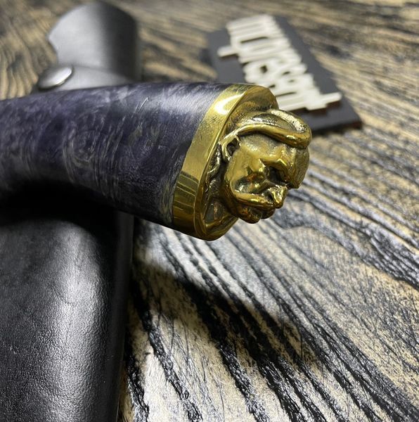 Ніж мисливський з гравіюванням Козак Подарунок батькові Козак фото