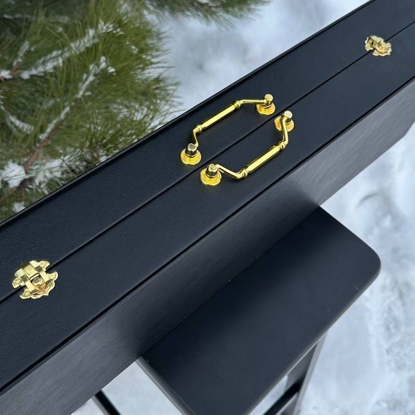 VIP-Набор угловых металлических шампуров "Дикие звери 2" в подарочном кейсе Дикі звірі 2-2 фото
