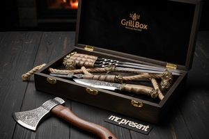 Подарочные наборы шампуров в кейсе: эксклюзив от GrillBox фото