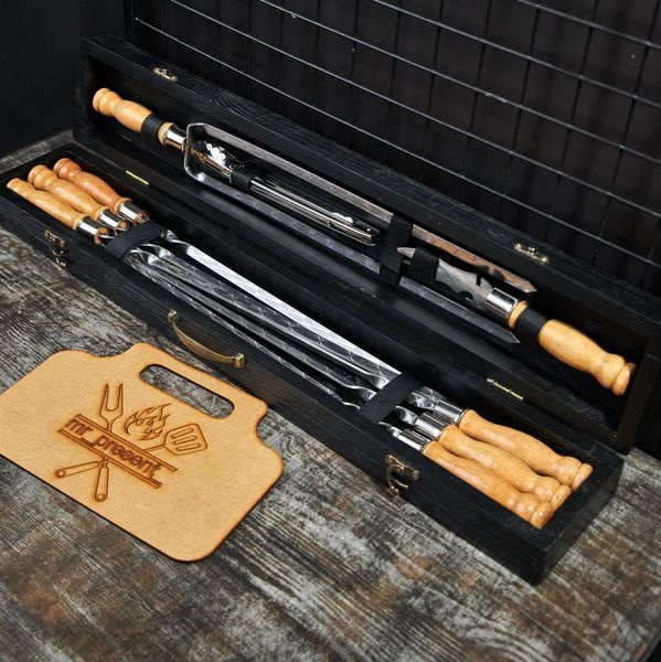 Набір шампурів у кейсі Blackwood mini №3. Шашличний набір. Подарунок чоловікові Blackwood mini №3 фото