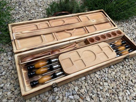 Набор шампуров в кейсе Eko-Grill. Шашлычный набор. Подарок мужчине  Eko-Grill фото