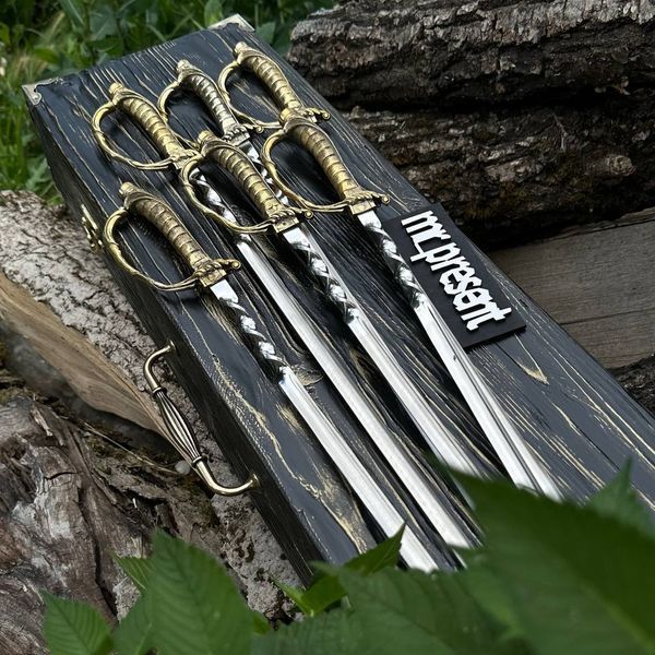 Премиальный набор шампуров ручной работы Premium Sword №2 Premium Sword  №2 фото