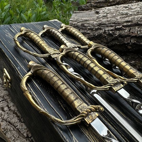 Премиальный набор шампуров ручной работы Premium Sword №2 Premium Sword  №2 фото