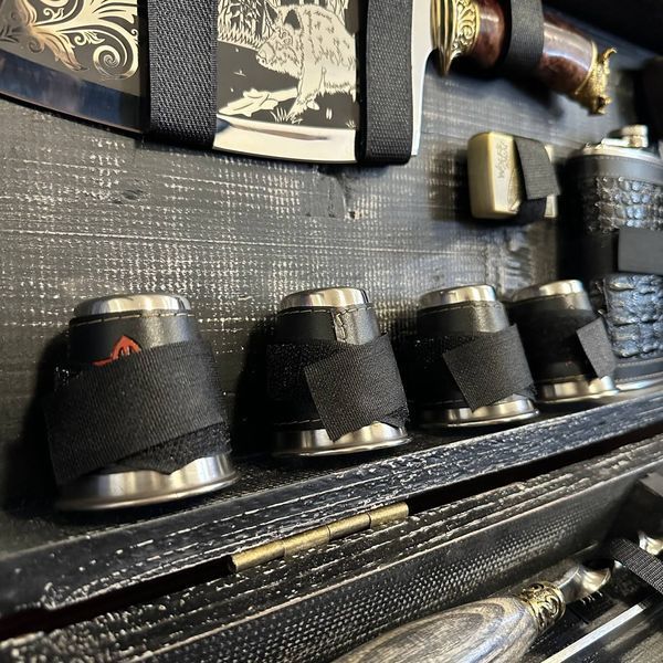 Премиальный набор шампуров в кейсе-столике для пикника Viking Viking фото